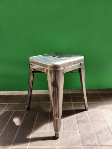 Stools Silver Rent Chairs - Stool (Silver) | UniMelb Support
