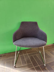 Chairs - Tub Panel Chair (Grey)