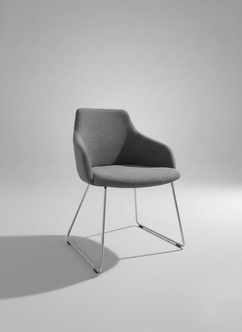 Chairs - Tub Panel Chair (Grey)