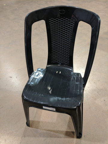 Black Chairs (Light & Stackable)